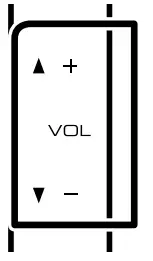KENWOOD DMX125BT Monitor with Receiver - button