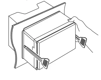 KENWOOD DMX125BT Monitor with Receiver - careful not to