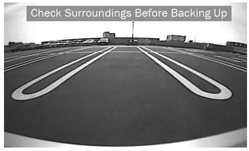 KENWOOD DMX125BT Monitor with Receiver - view camera