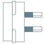 SURE Mains plug adaptor by Country I