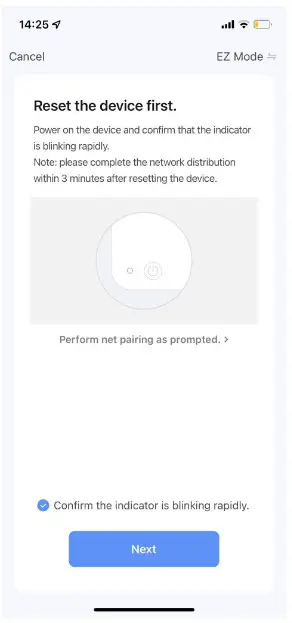 Configuration of Airbi Spring ConnectionControl - Register 3