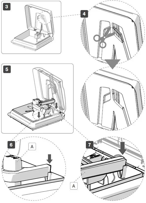 FIAMMA M319 Additional Turbo Fan Kit Turbo-Vent 28 F-4