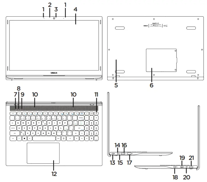 UMAX 15WJ Plus Visionbook - fig