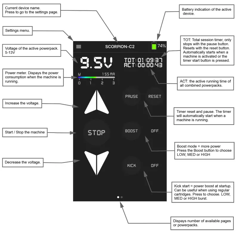 Ink machines WFS X2 Wireless Foot Switch fig 7