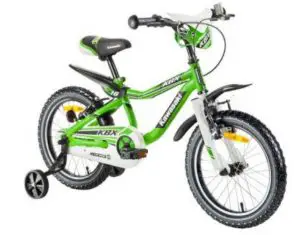 a bicycle is parked next to a motorcycle