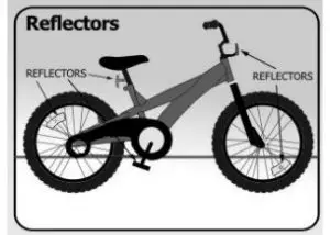 a person riding on the back of a bicycle