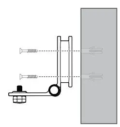 vtech VM919HD Full Color Pan and Tilt HD Video Monitor User Guide - Align the wall mount bracket
