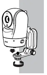 vtech VM919HD Full Color Pan and Tilt HD Video Monitor User Guide - Place the baby unit