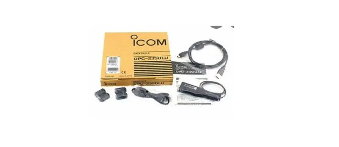 Icom Opc-2350lu Data Cable Instructions