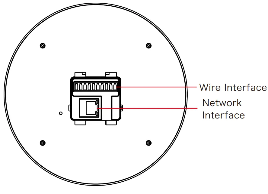 HEROSPEED FK03AY Smart Device 2000 Face Recognition Thermal Camera - Back