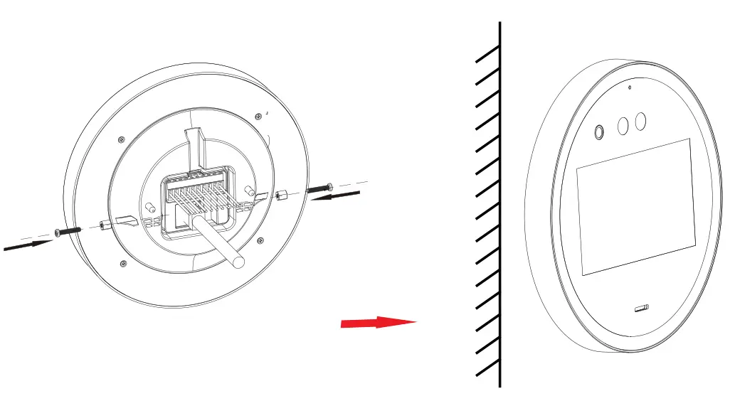 HEROSPEED FK03AY Smart Device 2000 Face Recognition Thermal Camera - Wire Interface 6
