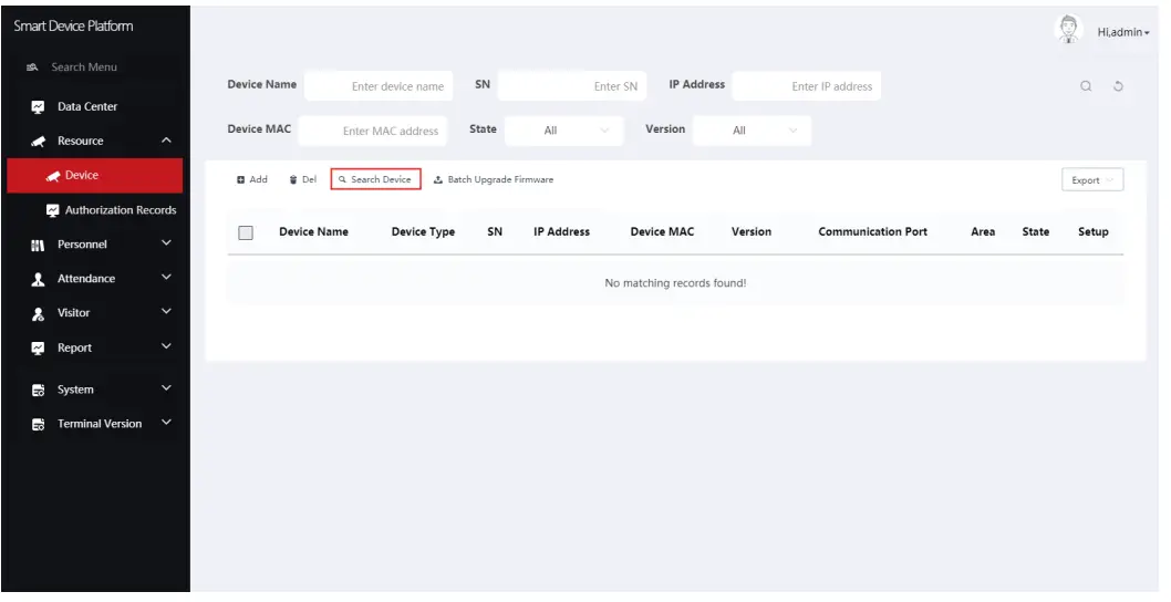 HEROSPEED FK03AY Smart Device 2000 Face Recognition Thermal Camera - app 1
