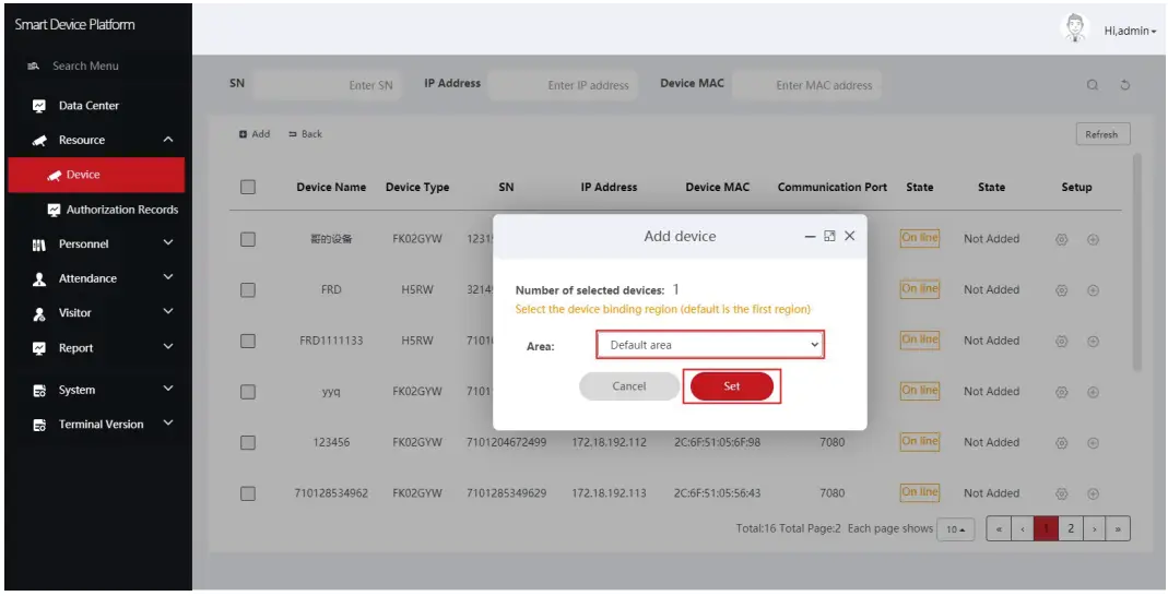 HEROSPEED FK03AY Smart Device 2000 Face Recognition Thermal Camera - app 3