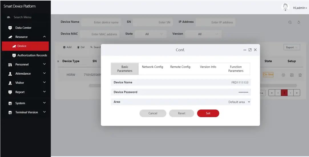HEROSPEED FK03AY Smart Device 2000 Face Recognition Thermal Camera - app 4
