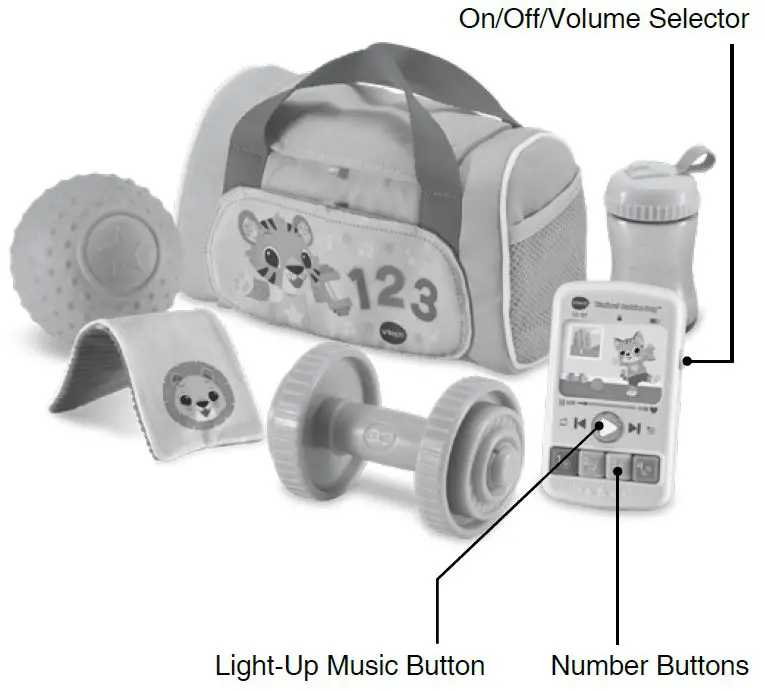 vtech 80-548000 Workout Buddies Bag-1