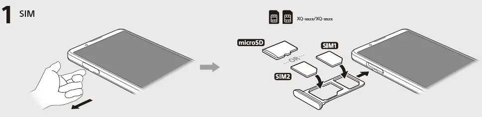 SONY Xperia Smart Phone fig 1