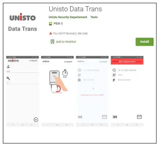 Unisto e-Guard Data Trans