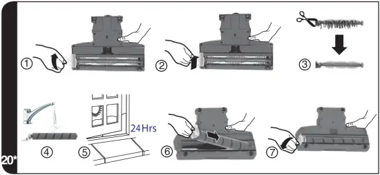 Changing and Cleaning
