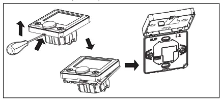 BEOK TCR7 WiFi RGB Colorful LCD Screen Smart Thermostat - scrow