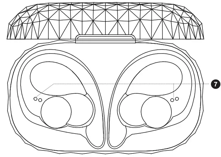MERKURY MI-E048T Polaris True Wireless Earbuds - charging case 2