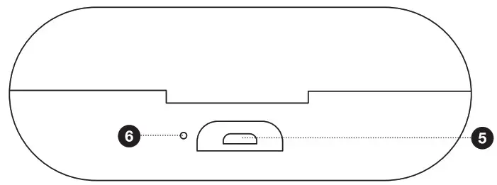 MERKURY MI-E048T Polaris True Wireless Earbuds - charging case