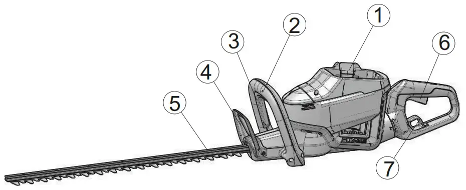 greenworks pro HT60L211 Hedge Trimmer - OVERVIEW