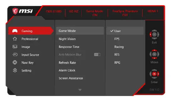 msi-G27CQ4P-LCD-Monitor Optix Series 27-Inch-Gaming-Monitor-FIG-7