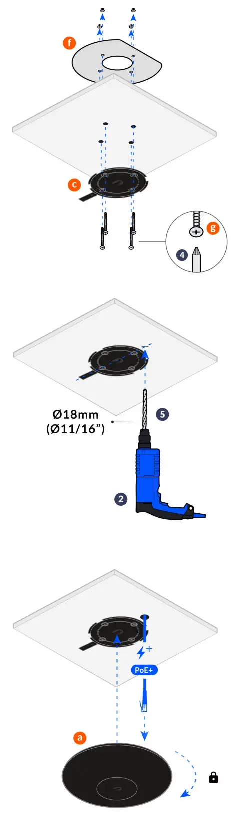 UBIQUITI UAP-XG Quad-Radio 802.11ac Wave 2 Access Point with Dedicated Security - fig7