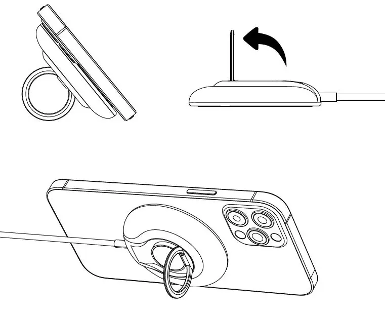 Loowoko L-FC-008 Magnetic Wireless Charger 8