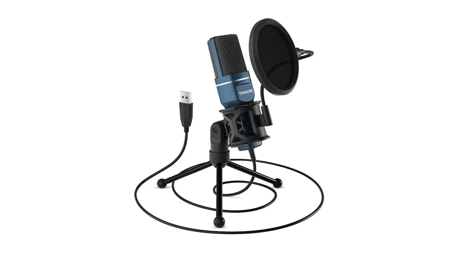 Usb Microphone, Tonor Computer Cardioid Condenser Pc Gaming Mic With Tripod Stand-complete Features/owner's Manual