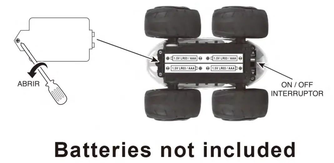 RODEO DRIVE RD19H001 Beast Green Stunt RC - fig3