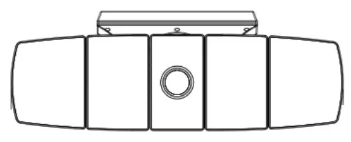 Jacassi JY2101 RF LED Solar PIR Motion Sensor Light -
