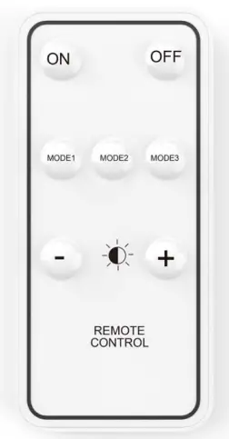 Jacassi JY2101 RF LED Solar PIR Motion Sensor Light - Control Functions
