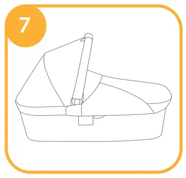 Joie A1112PAPAV000 Ramble Carry Cot - figure 3