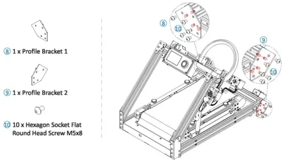 sainSmart INFI 20 Belt 3D Printer - fig4