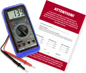 KLIMA Mat - 5 Resistance readings