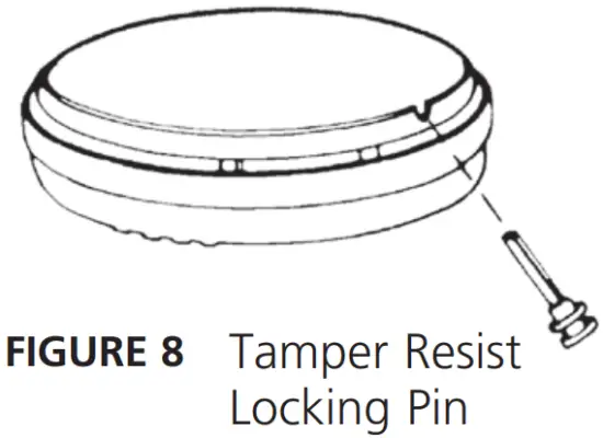 Tamper Resist Locking Pin