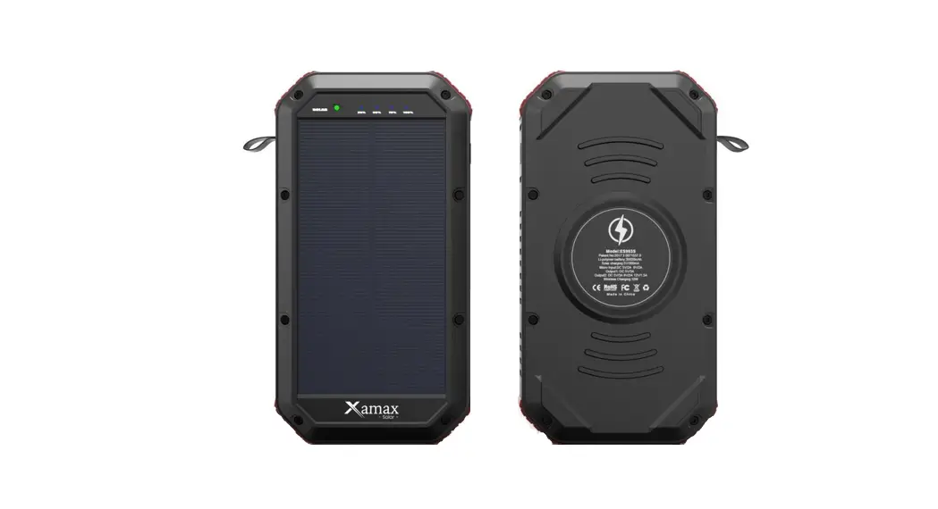 Inxamax Solar Powerbankstruction Manual Inxamax Solar Powerbankstruction Manual