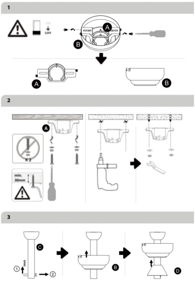 EGLO 35084 TRINIDAD LED Ceiling Fan - Fig 1
