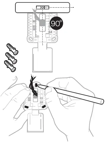 Insert the wall anchors