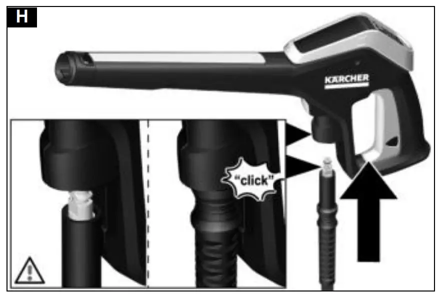 K 7 Premium Smart Control Powerful Pressure Washer Initial startup