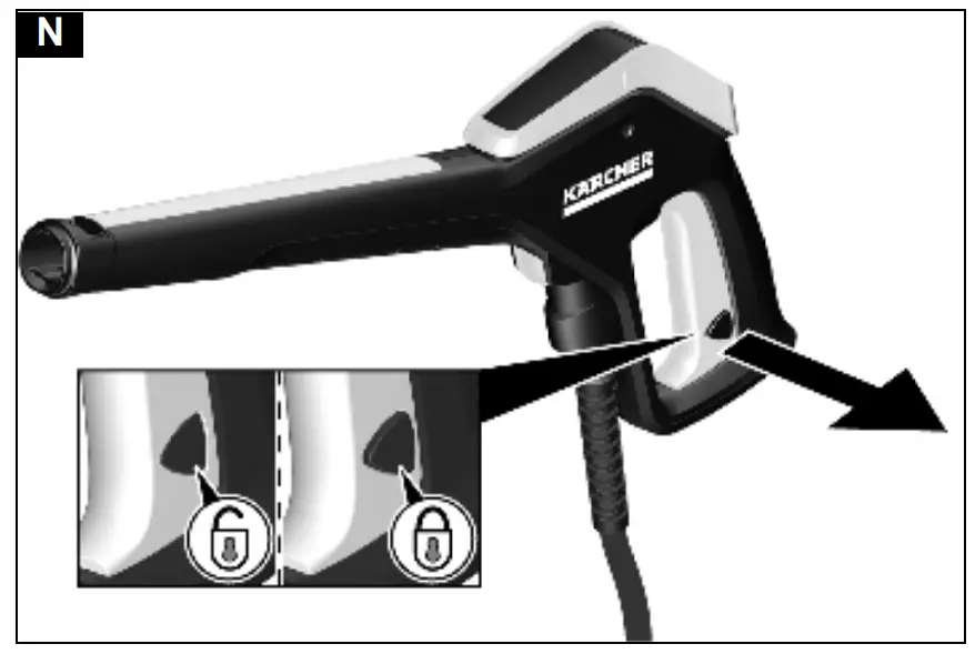 K 7 Premium Smart Control Powerful Pressure Washer Operation illustration