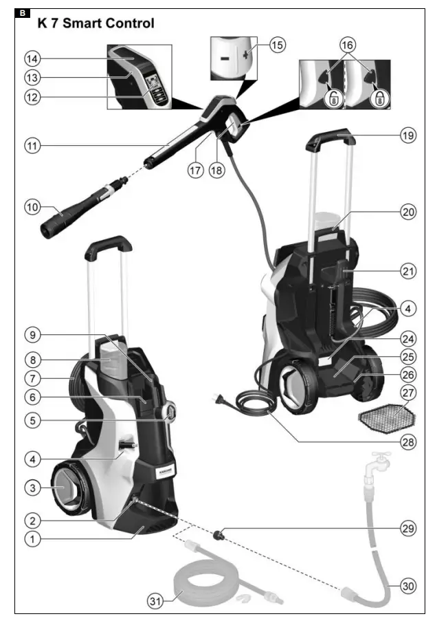 K 7 Premium Smart Control Powerful Pressure Washer Overview