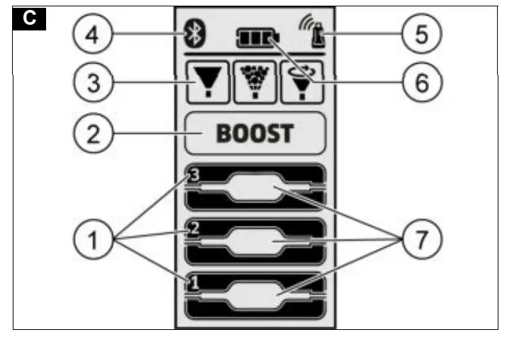 K 7 Premium Smart Control Powerful Pressure Washer LCD display
