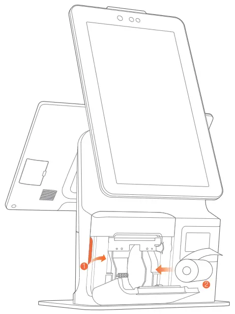 Installation Steps of 58mm Thermal Paper Roll