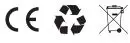 STARBLITZ LED Ring Flash User Guide - CE, Recycle, Disposal icon