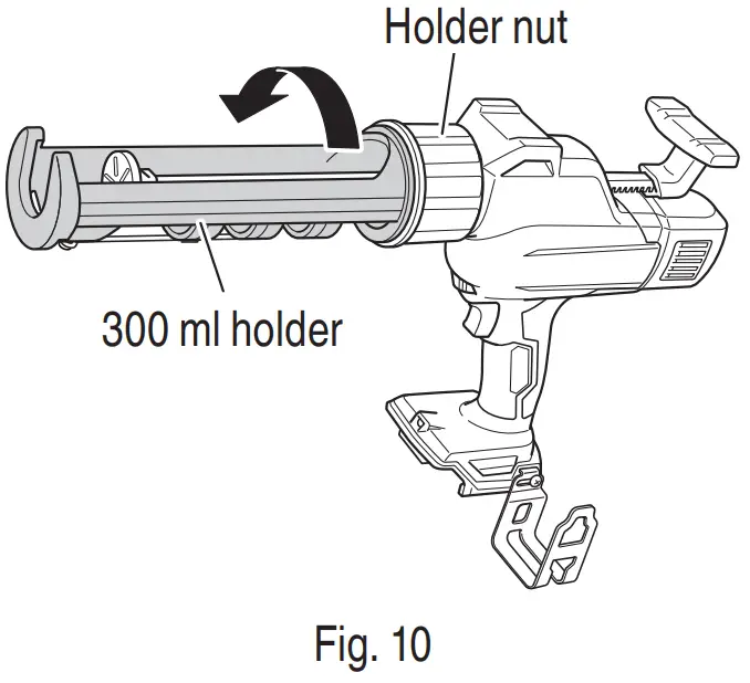 HiKOKI AC 18DA Cordless Caulking Gun - FIG 10
