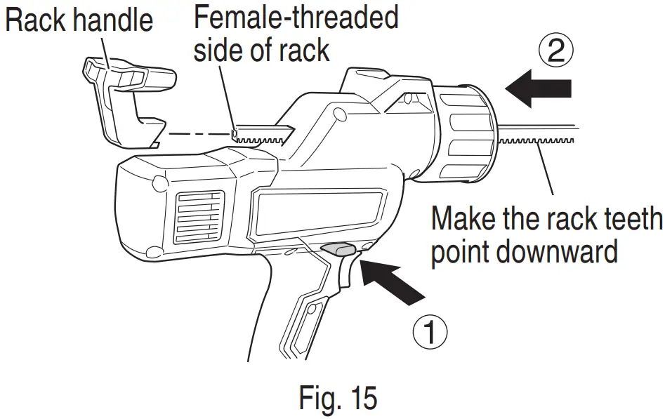HiKOKI AC 18DA Cordless Caulking Gun - FIG 15