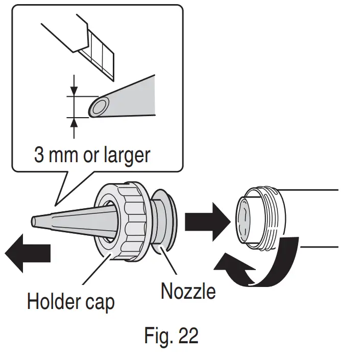 HiKOKI AC 18DA Cordless Caulking Gun - FIG 22
