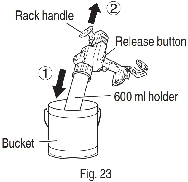 HiKOKI AC 18DA Cordless Caulking Gun - FIG 23